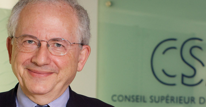 Olivier Schrameck, pr&eacute;sident du CSA