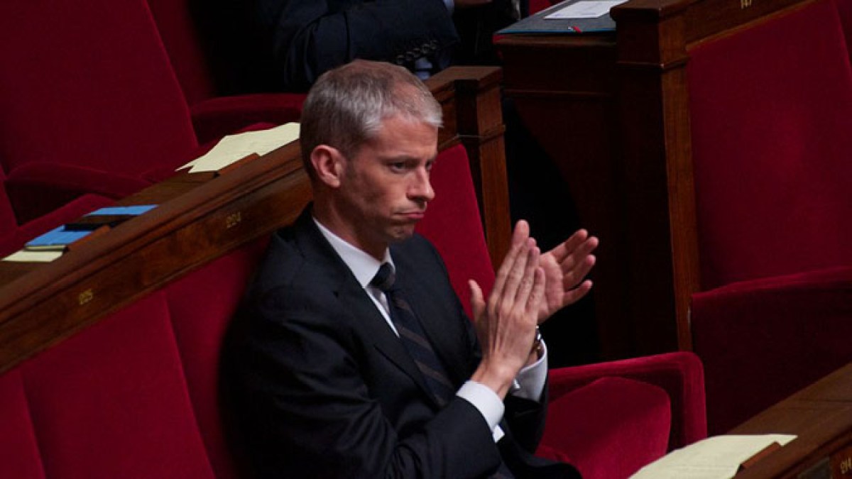 Franck Riester au vote de la loi ouvrant le mariage aux couples de personnes de même sexe. // Source : Ericwaltr Franck Riester au vote de la loi ouvrant le mariage aux couples de personnes de même sexe. // Source : Ericwaltr