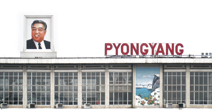L'aéroport de Pyongyang. L'aéroport de Pyongyang.
