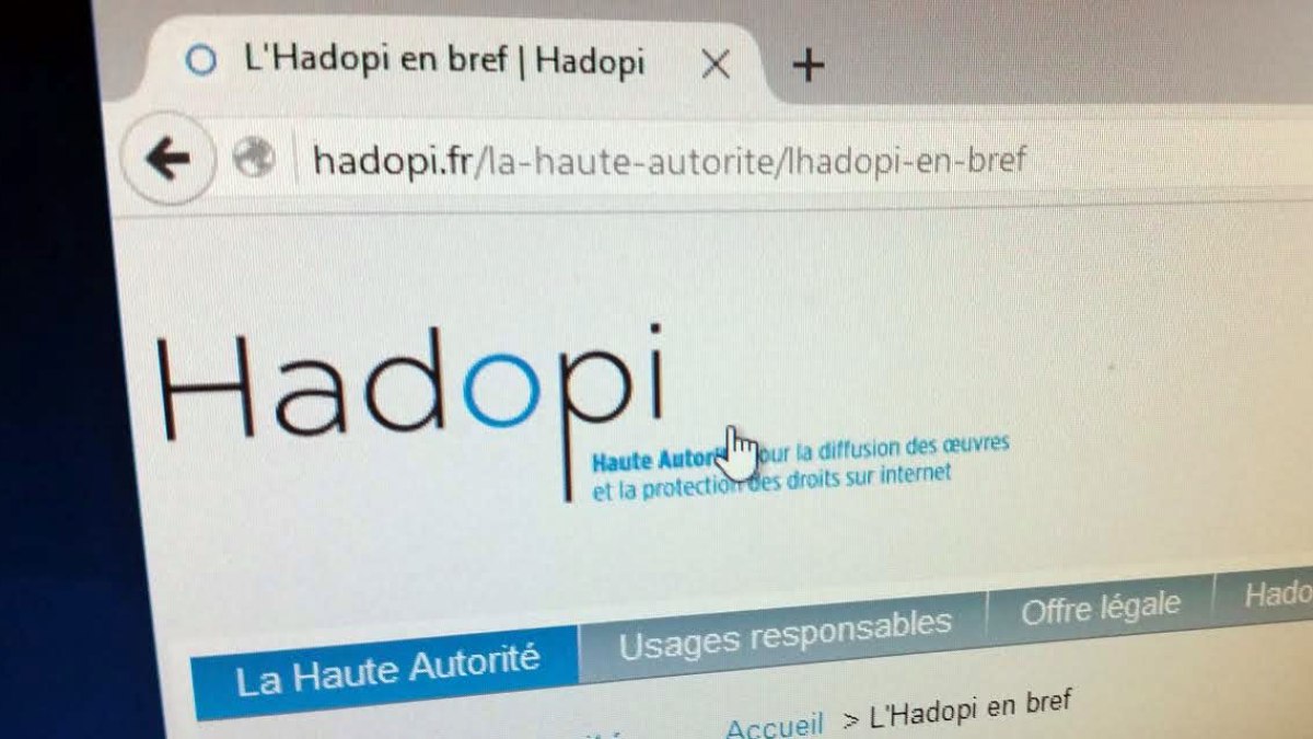 Logo Hadopi // Source : Hadopi Logo Hadopi // Source : Hadopi