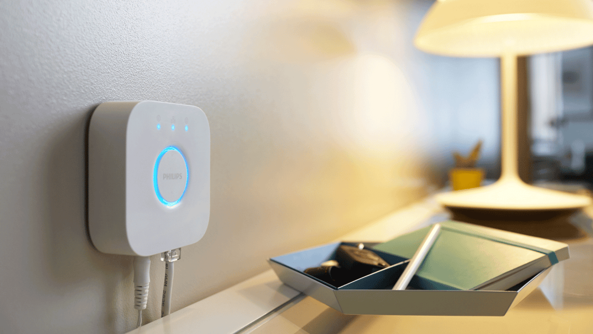 Le pont Philips Hue // Source : Philips Le pont Philips Hue // Source : Philips