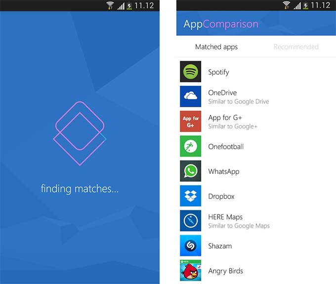 AppComparison