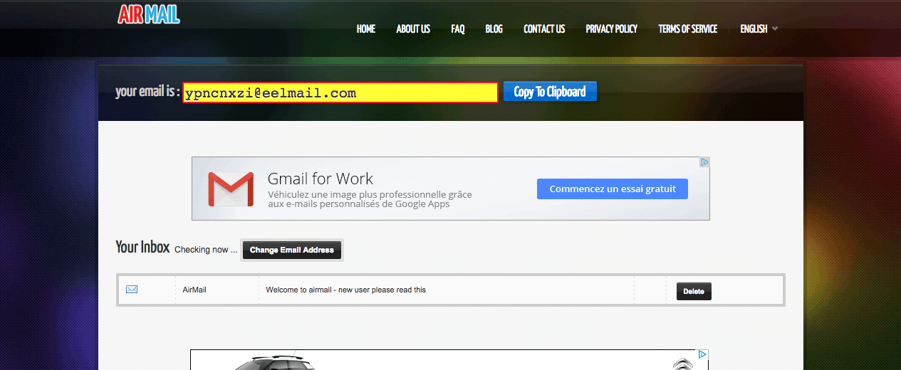 airmail