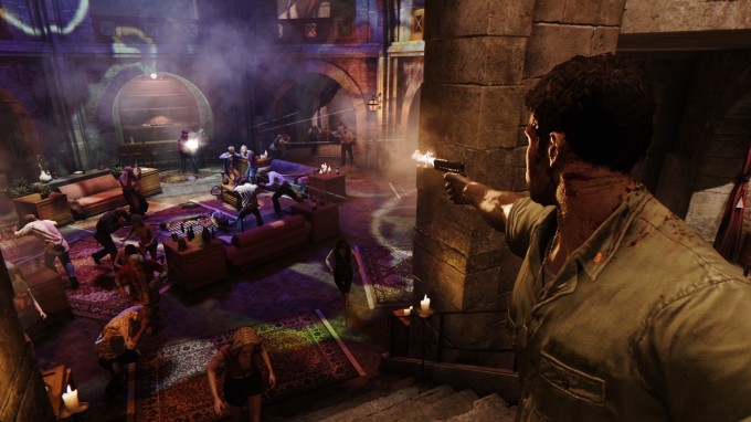 Lincoln Clay attaquant un gang de mafia. // Source : Kotaku Lincoln Clay attaquant un gang de mafia. // Source : Kotaku