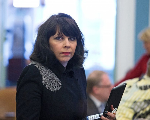 Birgitta Jónsdóttir, députée du Parti Pirate d'Islande Birgitta Jónsdóttir, députée du Parti Pirate d'Islande