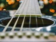 Guitare bokeh