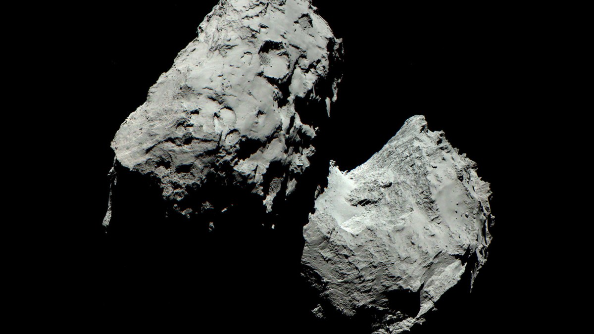 Une image prise par la caméra OSIRIS embarquée dans Rosetta Une image prise par la caméra OSIRIS embarquée dans Rosetta