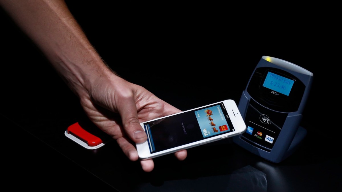 Apple Pay à son lancement en 2016. // Source : Apple Apple Pay à son lancement en 2016. // Source : Apple
