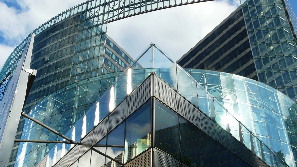 Bâtiment en verre Bâtiment en verre