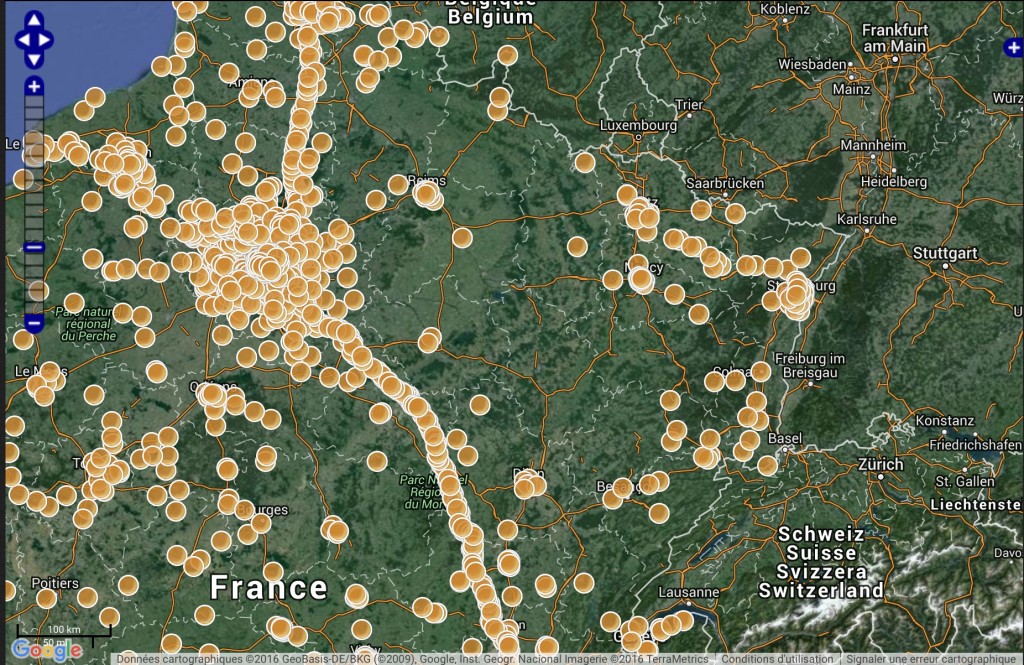 Carte antennesmobiles.fr Carte antennesmobiles.fr