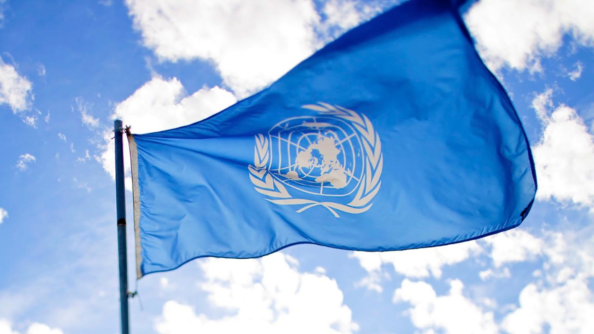 Le drapeau ONU. // Source : sanjitbakshi Le drapeau ONU. // Source : sanjitbakshi