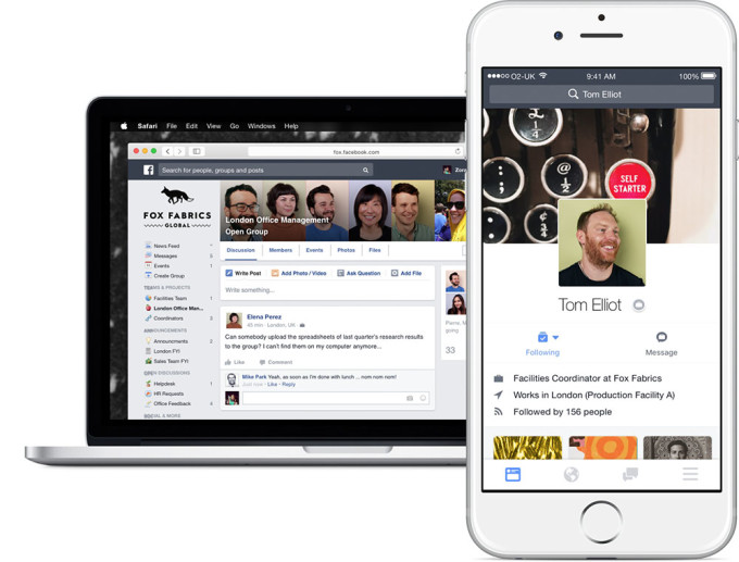 Facebook at work Facebook at work