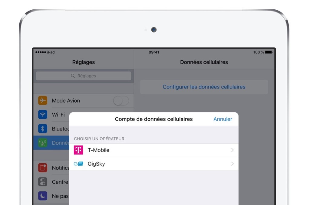 ipad apple sim