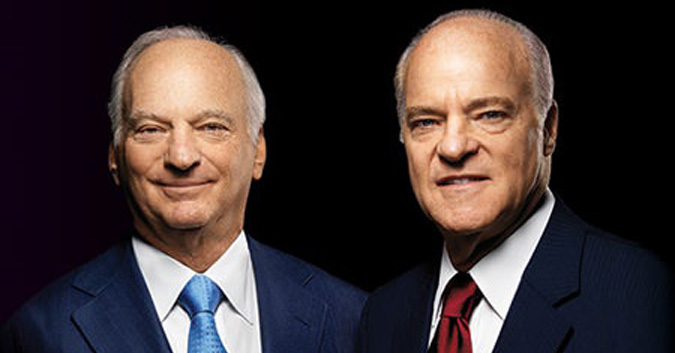 George R. Roberts et Henry K. Kravis, co-PDG du fonds KKR George R. Roberts et Henry K. Kravis, co-PDG du fonds KKR