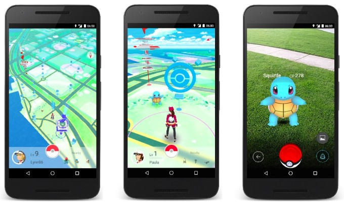 Pokemon Go Interface Pokemon Go Interface