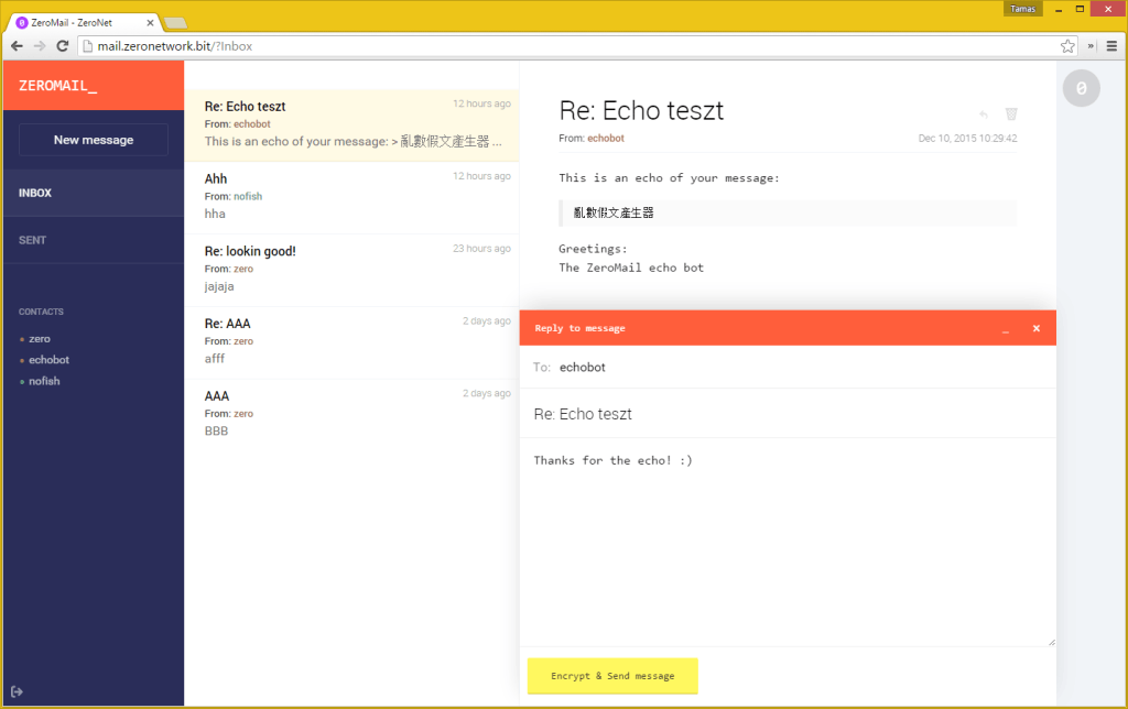 zeromail zeromail