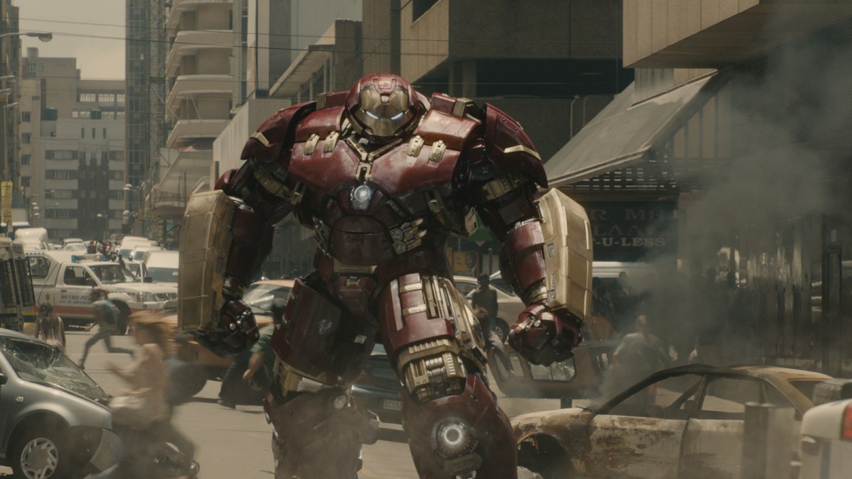 Marvel's Avengers: Age Of Ultron..Hulkbuster Iron Man armor (Robert Downey Jr.)..Ph: Film Frame..?Marvel 2015 Marvel's Avengers: Age Of Ultron..Hulkbuster Iron Man armor (Robert Downey Jr.)..Ph: Film Frame..?Marvel 2015