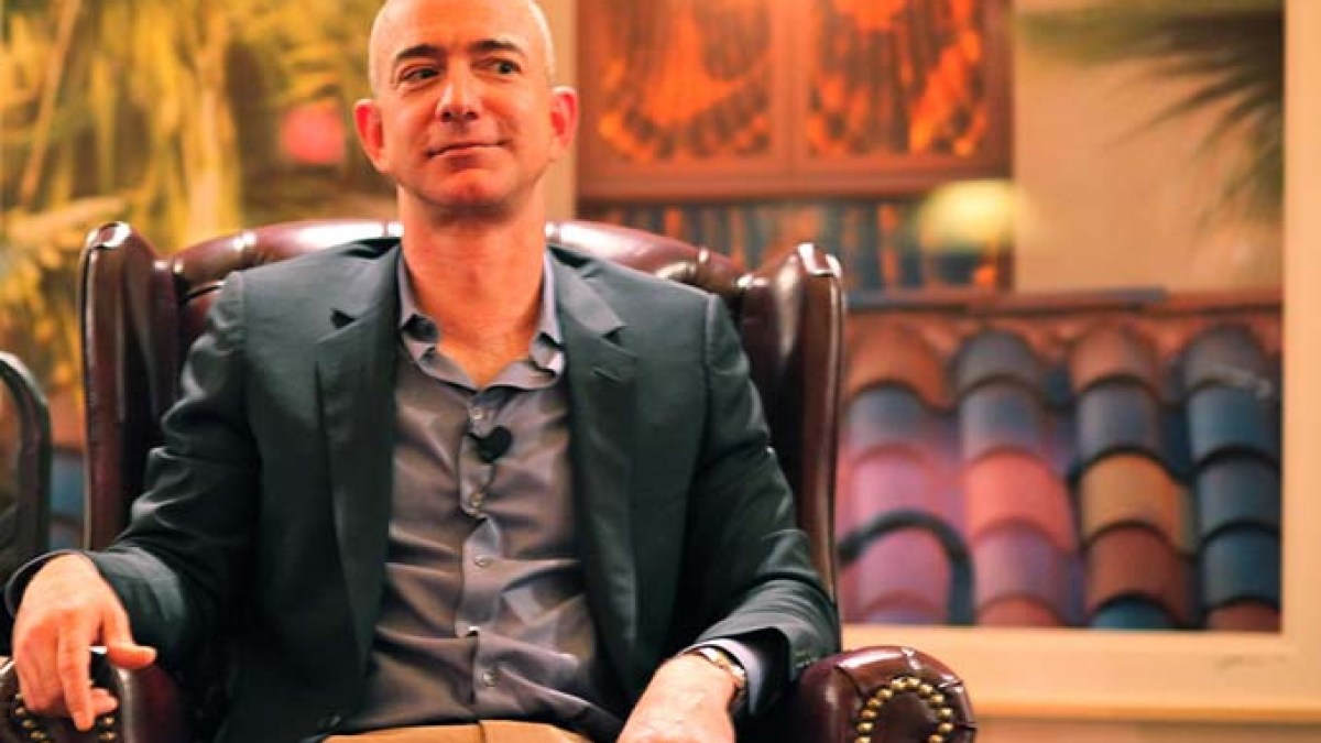 Jeff Bezos, le patron d'Amazon. // Source : CC Steve Jurvetson Jeff Bezos, le patron d'Amazon. // Source : CC Steve Jurvetson
