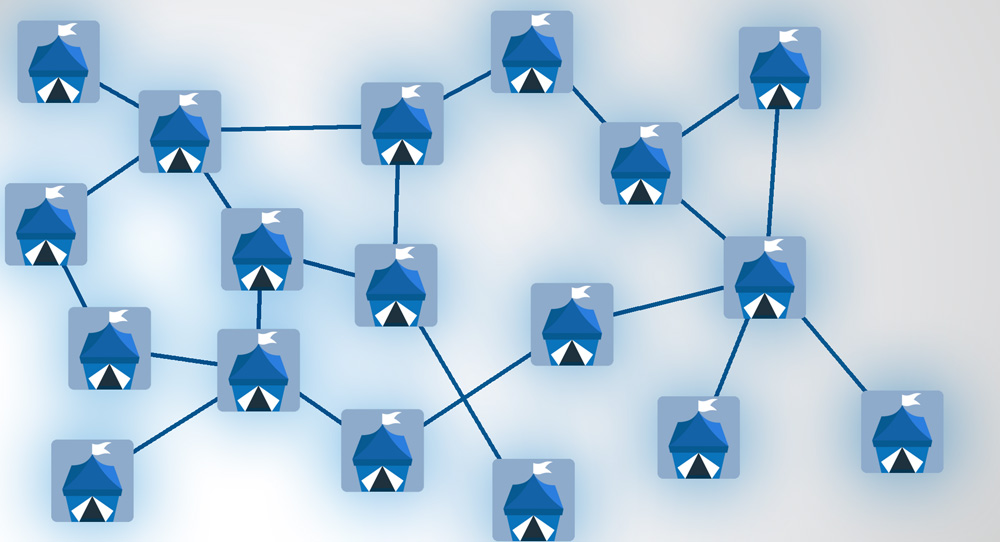OpenBazaar fonctionne sur une architecture en P2P, entièrement décentralisée OpenBazaar fonctionne sur une architecture en P2P, entièrement décentralisée