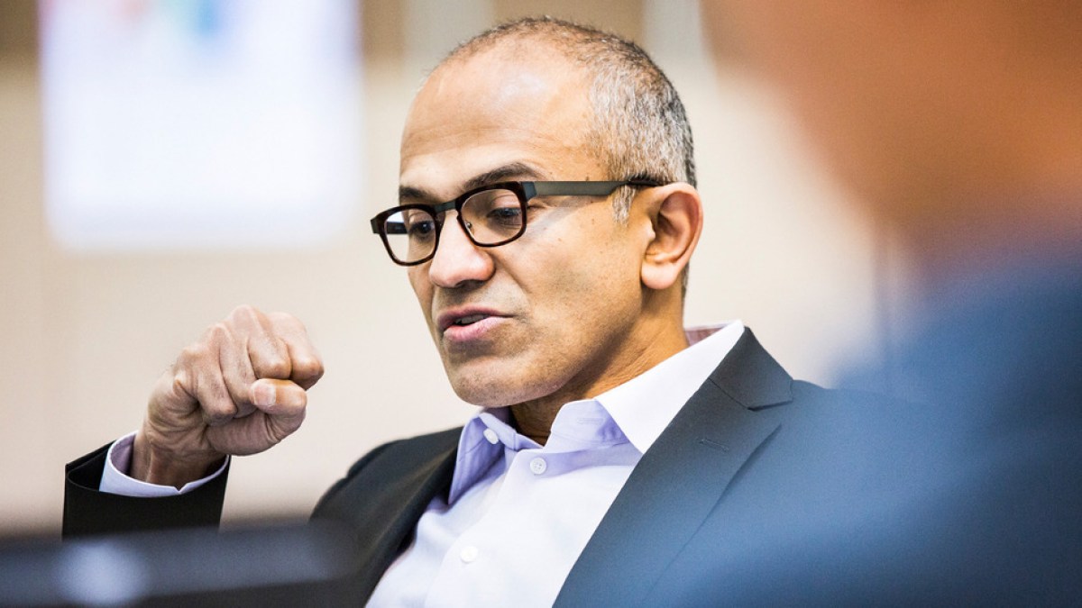 Satya Nadella, président de Microsoft. Satya Nadella, président de Microsoft.