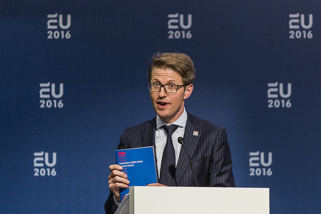 Sander Dekker est également président du Conseil Compétitivité. Sander Dekker est également président du Conseil Compétitivité.
