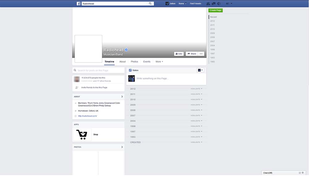 Radiohead FB Radiohead FB
