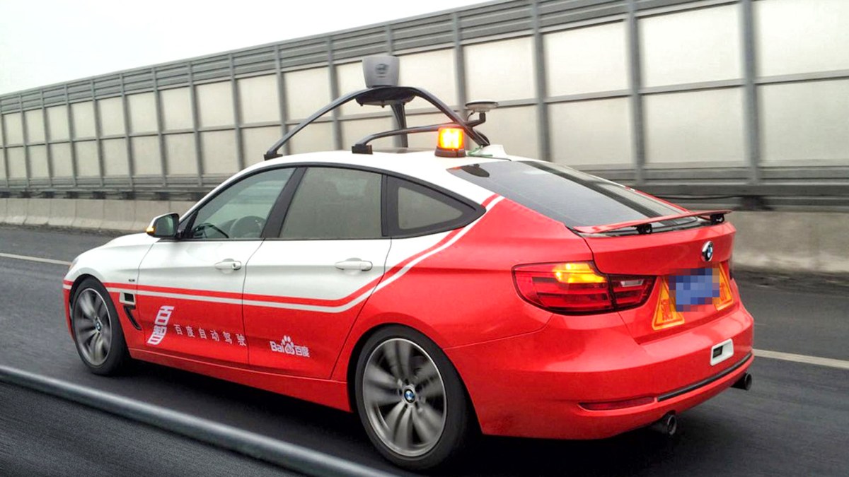 Une voiture autonome de Baidu Une voiture autonome de Baidu