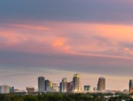 Downtown Orlando Sunset