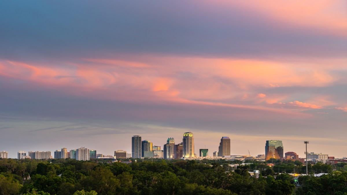 Downtown Orlando Sunset Downtown Orlando Sunset