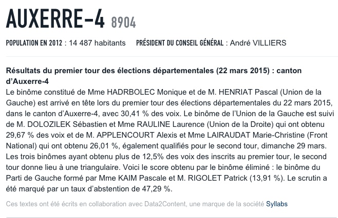 Le monde départementale robot Le monde départementale robot