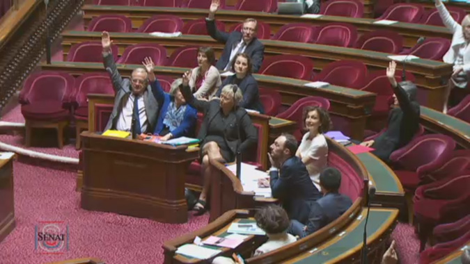 Le vote de la loi au Sénat. Le vote de la loi au Sénat.