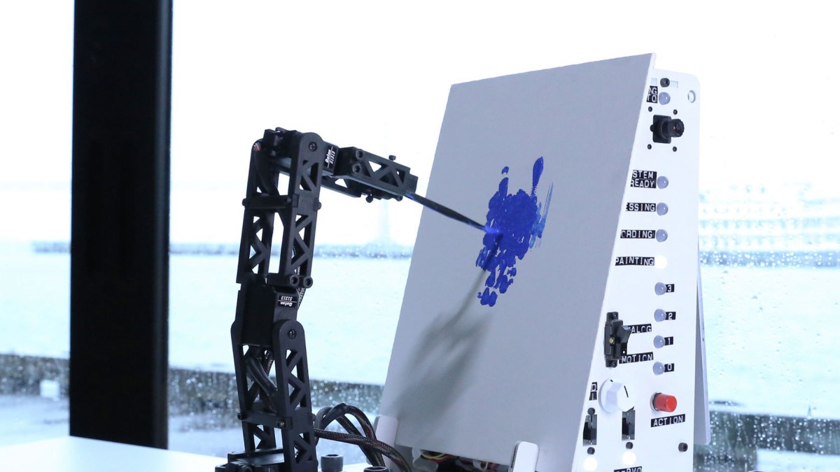 Un robot pointilliste que vous pouvez construire vous-même Un robot pointilliste que vous pouvez construire vous-même