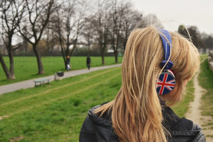 person-woman-park-music person-woman-park-music