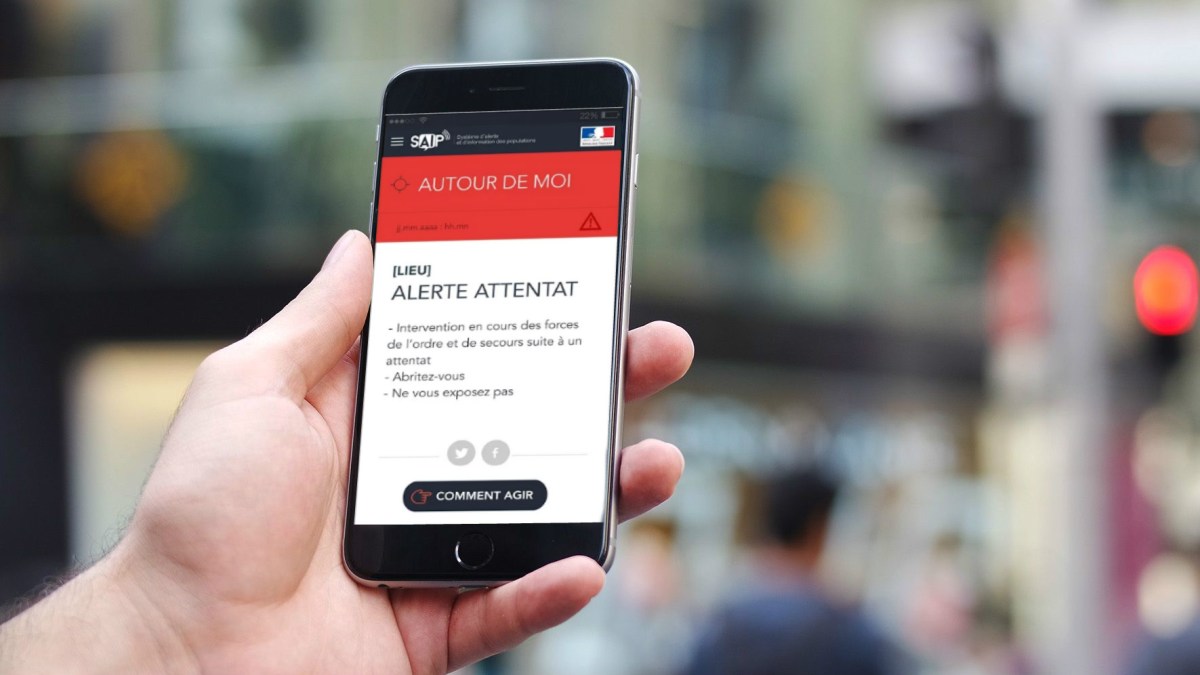 L'application SAIP. // Source : SAIP L'application SAIP. // Source : SAIP