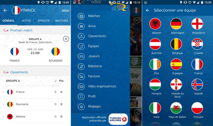 Screen 2 appli Euro 2016 Screen 2 appli Euro 2016