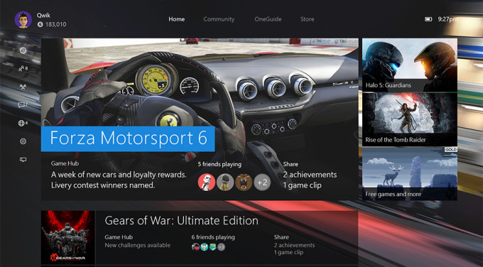 XboxOneWin10 XboxOneWin10