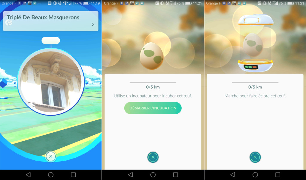 Pokémon Go oeuf Pokémon Go oeuf