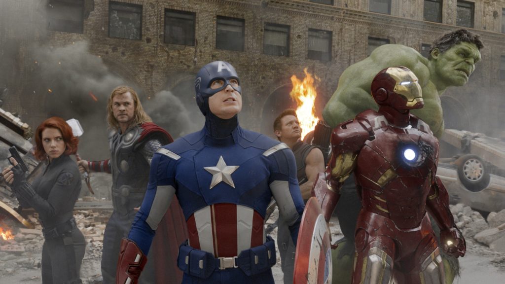 (L to R) Actors Scarlett Johansson, Chris Hemsworth, Chris Evans, Jeremy Renner, Robert Downey Jr. and Mark Ruffalo are shown in a scene from "The Avengers" in this publicity photo released to Reuters May 1, 2012. Hollywood's summer season kicks off on May 4, 2012; as with recent years, the four-month period is dominated by superheroes, sequels and franchise reboots featuring epic battles between good and evil. With the summer season generating as much as 40 percent of the annual domestic box office, the pressure is on to lure core audiences of mostly young men to theaters, and superhero films, sequels and reboots most often do exactly that. Movies based on characters and stories that are well-known, such as those in comic books, or games, film sequels, remakes and best-selling books reach audiences of built-in fans that typically turn out in droves. Book-to-film titles already have helped push movie ticket sales up 14 percent this year to $3.3 billion. Theater attendance is up 17 percent giving box office watchers reason to think the summer will top last year's $4.4 billion in seasonal revenues. REUTERS/Marvel Studios/Handout (UNITED STATES - Tags: ENTERTAINMENT) NO SALES. NO ARCHIVES. FOR EDITORIAL USE ONLY. NOT FOR SALE FOR MARKETING OR ADVERTISING CAMPAIGNS. THIS IMAGE HAS BEEN SUPPLIED BY A THIRD PARTY. IT IS DISTRIBUTED, EXACTLY AS RECEIVED BY REUTERS, AS A SERVICE TO CLIENTS (L to R) Actors Scarlett Johansson, Chris Hemsworth, Chris Evans, Jeremy Renner, Robert Downey Jr. and Mark Ruffalo are shown in a scene from "The Avengers" in this publicity photo released to Reuters May 1, 2012. Hollywood's summer season kicks off on May 4, 2012; as with recent years, the four-month period is dominated by superheroes, sequels and franchise reboots featuring epic battles between good and evil. With the summer season generating as much as 40 percent of the annual domestic box office, the pressure is on to lure core audiences of mostly young men to theaters, and superhero films, sequels and reboots most often do exactly that. Movies based on characters and stories that are well-known, such as those in comic books, or games, film sequels, remakes and best-selling books reach audiences of built-in fans that typically turn out in droves. Book-to-film titles already have helped push movie ticket sales up 14 percent this year to $3.3 billion. Theater attendance is up 17 percent giving box office watchers reason to think the summer will top last year's $4.4 billion in seasonal revenues. REUTERS/Marvel Studios/Handout (UNITED STATES - Tags: ENTERTAINMENT) NO SALES. NO ARCHIVES. FOR EDITORIAL USE ONLY. NOT FOR SALE FOR MARKETING OR ADVERTISING CAMPAIGNS. THIS IMAGE HAS BEEN SUPPLIED BY A THIRD PARTY. IT IS DISTRIBUTED, EXACTLY AS RECEIVED BY REUTERS, AS A SERVICE TO CLIENTS