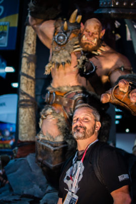 Chris Metzen statue Chris Metzen statue