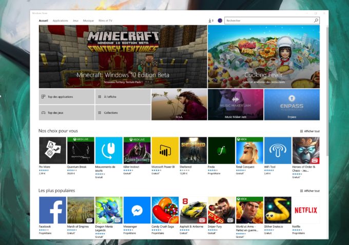 Windows Store Windows 10 anniversary