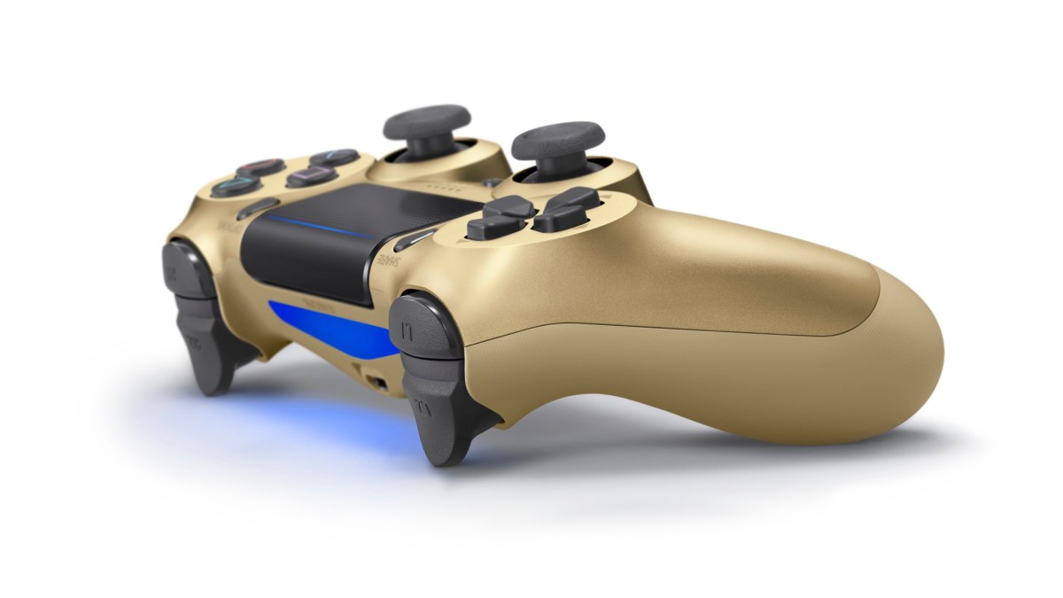 DualShock 4 Gold // Source : Sony DualShock 4 Gold // Source : Sony