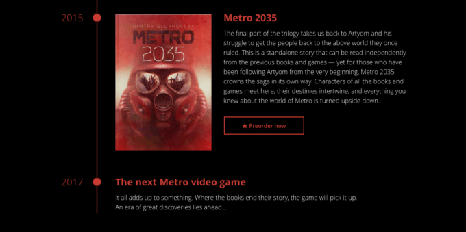 Metro jeu vidéo 2017 Metro jeu vidéo 2017