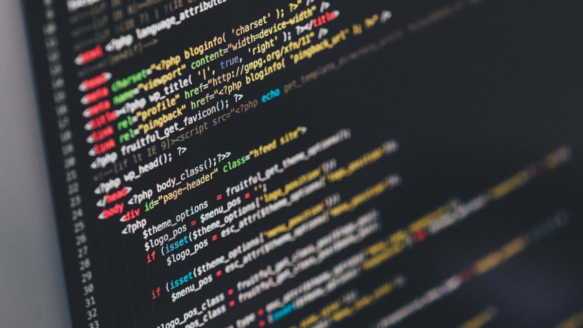 Des lignes de code. // Source : Ilya Pavlov Des lignes de code. // Source : Ilya Pavlov