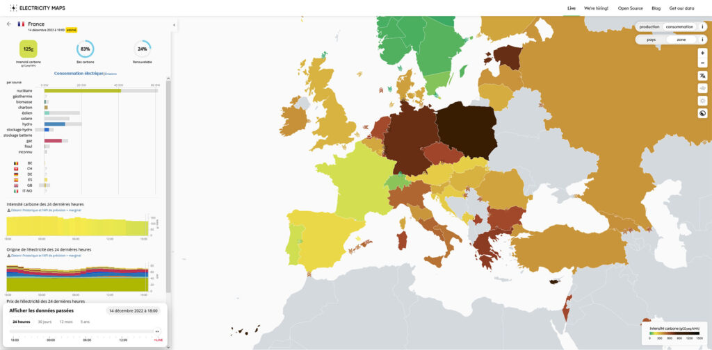 France carte électricité France carte électricité
