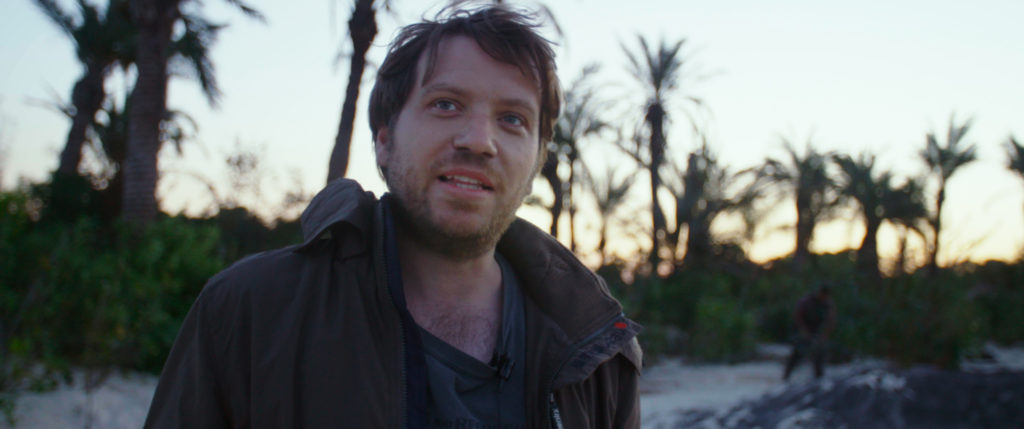 Rogue One: A Star Wars Story..Director Gareth Edwards Behind the Scenes on set during production. ..Ph: Footage Frame..© 2016 Lucasfilm Ltd. All Rights Reserved. Rogue One: A Star Wars Story..Director Gareth Edwards Behind the Scenes on set during production. ..Ph: Footage Frame..© 2016 Lucasfilm Ltd. All Rights Reserved.