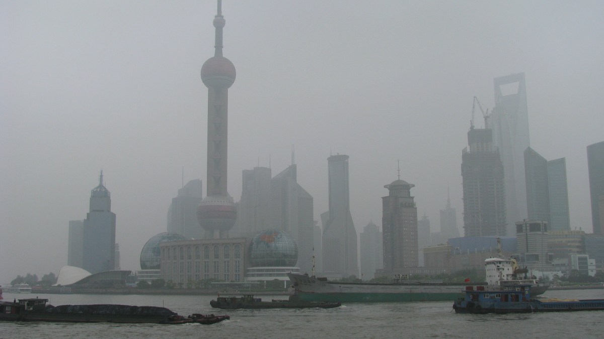 Chine Shanghai pollution Chine Shanghai pollution