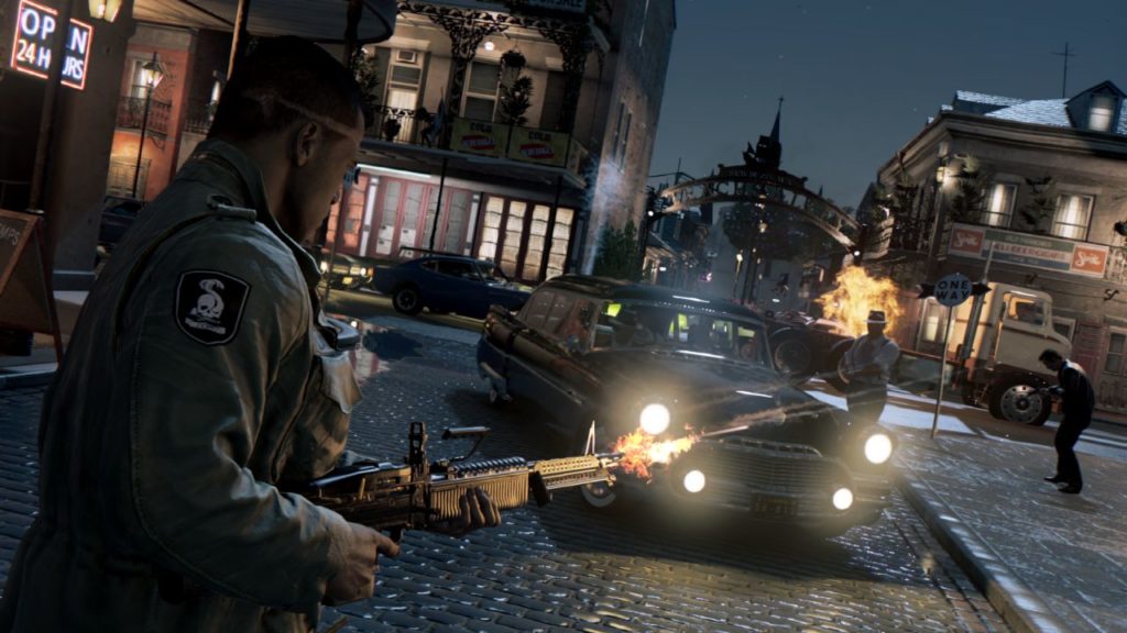 Fusillade dans Mafia 3. // Source : Capture d'écran