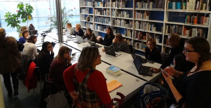 L'édition 2014 de l'éditathon Femmes de science.