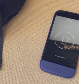 Le smartphone se bloque pour vous laisser faire des activités le matin. Siempo Medium