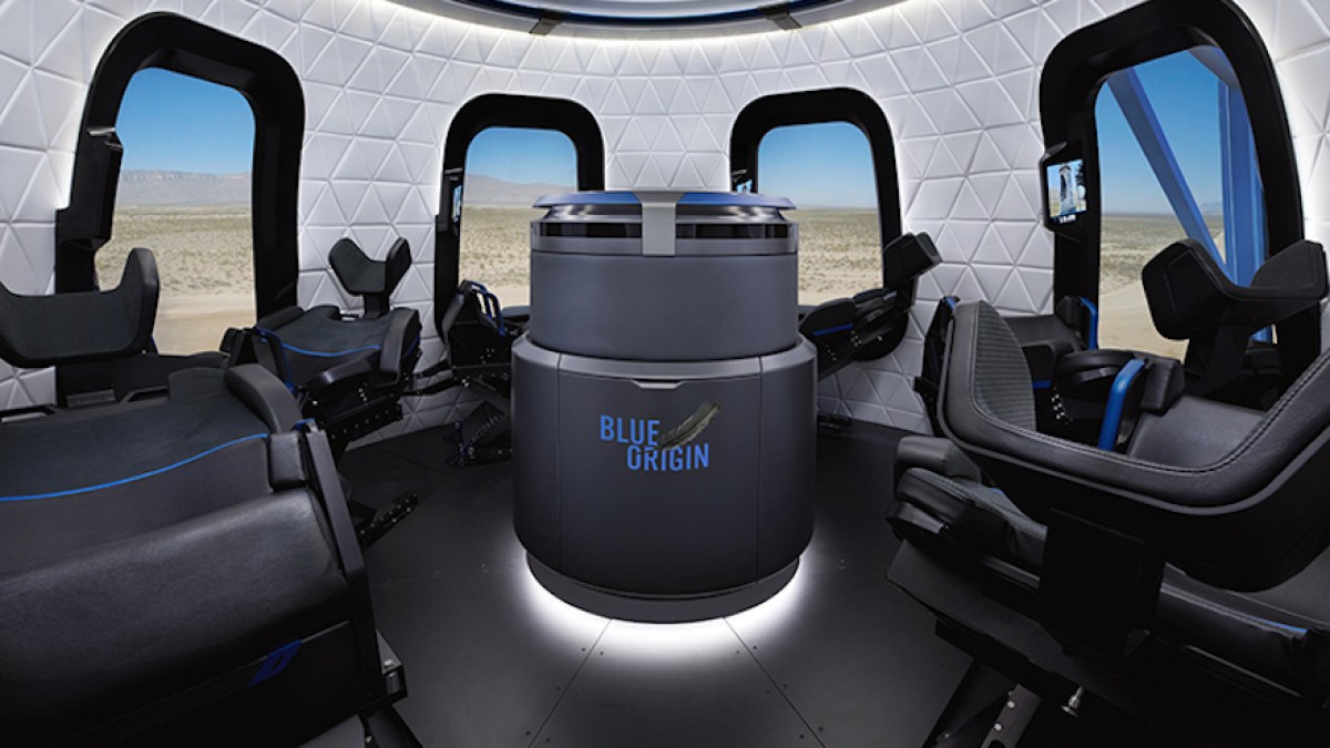 capsule blue origin capsule blue origin